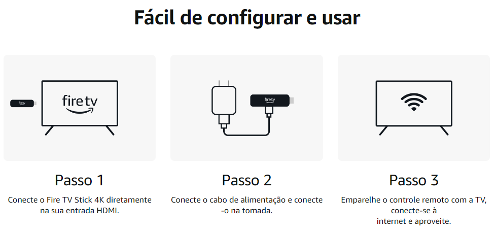 como instalar o Fire TV Stick 4K