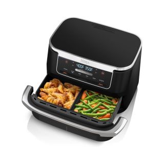 Air Fryer Ninja Foodi FlexBasket 6-em-1 com 6.6 litros MegaZone e Divisor de Cesta