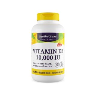 Healthy Origins Vitamina D3 10.000 UI - 360 Softgels