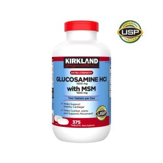 Glucosamina com MSM - Kirkland Signature - 375 Tablets
