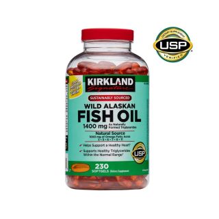 Kirkland Signature Wild Alaskan Fish Oil 1400 mg